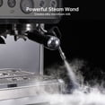thumbnail image 3 of EDTara Machine à Espresso en Acier Inoxydable, 15 Réglages de Mouture Réglables, Pompe 15 Bars, Contrôle de Température PID, Réservoir d'Eau Amovible 2,3 L, Chauffage, Comprend Poignée Tamis 58 mm, Tasseur et Pichet à Lait 350 ml, 3 of 8