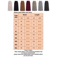 thumbnail image 2 of Innerwin Jupe Midi Tricotée Taille Haute pour Femme, Noire, Taille 5TG, 2 of 2