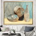 thumbnail image 3 of Still Life of Vase Bottle Handpainted - Traditional Framed Canvas, 3 of 3