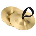 thumbnail image 1 of Unique Bargains Cymbales de Doigt 1 Pcs 2,08 Diamètre Cuivre Ton Doré, 1 of 5