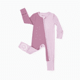 thumbnail image 1 of PatPat Viscose from Bamboo Baby Boy / Girl Color Block 2 Way Zipper Anti Slip Long Sleeve Rompers, 1 of 3
