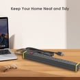 thumbnail image 3 of PrimeCables 1U 6-Outlet PDU Power Strip with Aluminum Alloy Housing, ETL Certified, 1.8 m, Black, 3 of 6