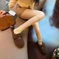 thumbnail image 2 of Birdeem Women's Multi-Color Shoes, Sweet & Cool Letters Design, Velvet Thick Sole, Height-Increasing, Fall & Winter Style, Comfortable Furry Half-Slippers, Women's Fall Clothes, Walking Shoes Women, 2 of 9