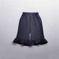 thumbnail image 2 of Cat Leggings 4t Girls Champagne Leggings Ruffled Girls' Double Breathable Capri Pants, 2 of 6