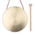 thumbnail image 1 of Amdohai 22cm Hand Gong Cymbals Brass Copper Chapel Opera Percussion, 1 of 8
