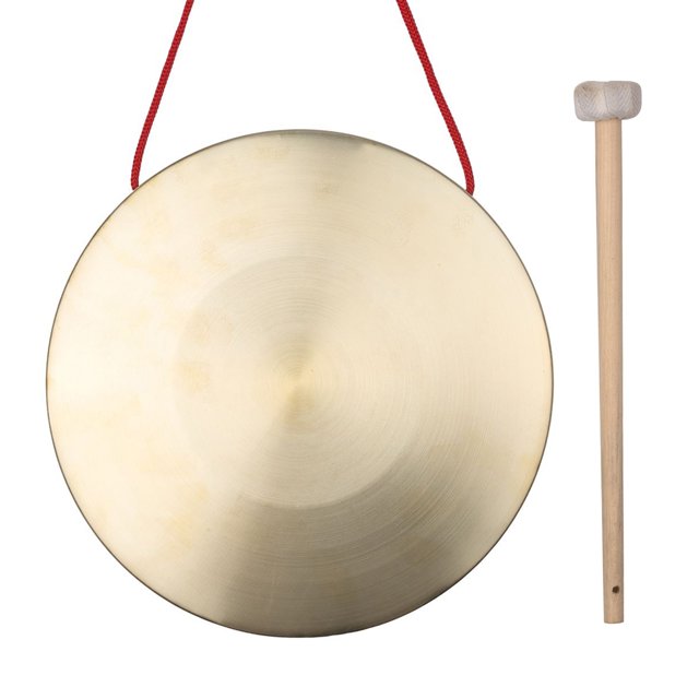 Amdohai 22cm Hand Gong Cymbals Brass Copper Chapel Opera Percussion