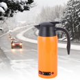 thumbnail image 3 of Electric Tea Kettle, 800ml Car Electric Kettle, Portable Stainless Steel Making Coffee Cooking Noodles For Boiling Water Tea Orange, 3 of 8