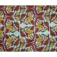 thumbnail image 4 of oneOone Tissu Polyester Lycra Feuilles & Floral Bloc Décor Tissu Imprimé BTY 56 Pouces de Large, 4 of 4