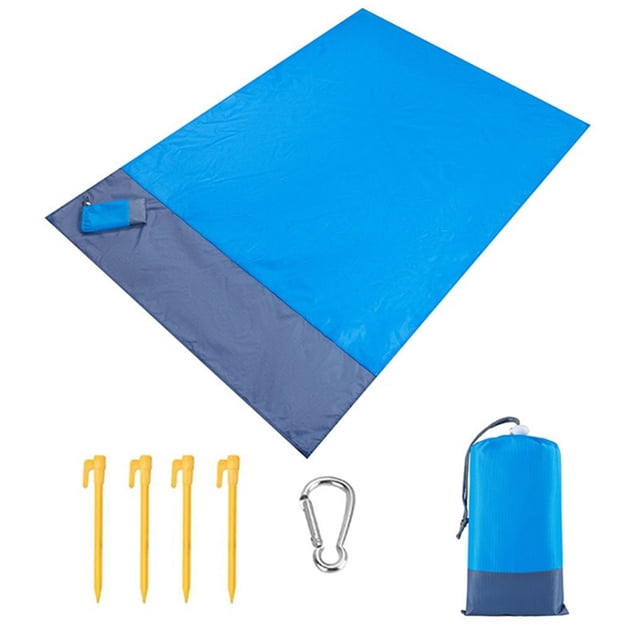 Extra Large Beach Blanket Beach Blanket Sandproof, Extra Large Beach Mat, Big & Compact Sand Free Mat Quick Drying, Portable Outdoor Camping Blankets Sand Free Beach Blankets