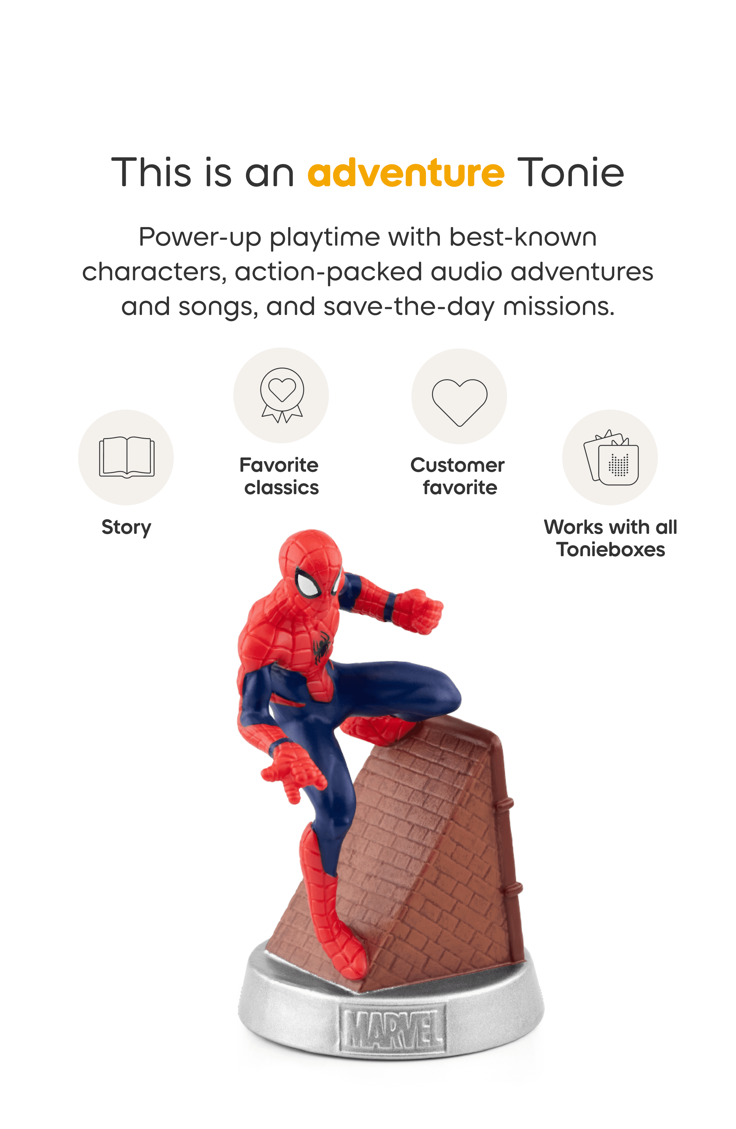 tonies Marvel Spider-Man figurine Tonie (Anglais)