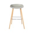 thumbnail image 3 of Bronte Living 26 inch Modern Polypropylene Counter Stool with Footrest for Kitchen, Restaurant - Series Connor - Set of 4, 3 of 7