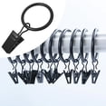 thumbnail image 4 of Heavy Duty Steel Fixing Clip for Secure Curtain Rings Hanger and Drapery Hooks on Roman Rods Durable Holders 30PCS, 4 of 6