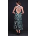 thumbnail image 2 of Bimba Robe de Plage d'Été pour Femmes à Imprimé Floral, Dos Nu, Col Licou - Grande, 2 of 6