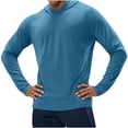 thumbnail image 4 of Handshe Summer Print Hooded Sun Jacket, Lightweight Breathable UPF Sun Protection Long Sleeve with Thumb Holes, Hiking Running Outdoor Wear Rash Guard,Plus Size, 4 of 4