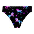 thumbnail image 4 of Kids Girls' Slim Swimming Bottom with Lining UPF50+ Sun Protection Rash Guard Swim Brief Night Pegasus 16, 4 of 5