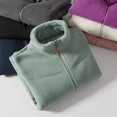 thumbnail image 4 of Veste en Molleton Polaire à Fermeture Éclair Intégrale Double Face pour Hommes avec Doublure Sherpa, 4 of 7