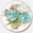 thumbnail image 1 of Designart 'Multicolor French Bouquet II' Traditional Metal Circle Wall Art, 1 of 3