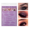 thumbnail image 2 of Eye Makeup Aid Card Paper Liner Template Multifunctional for Eyeshadow Eyeliner Eyebrow Beginners, 2 of 8