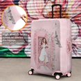thumbnail image 3 of Travel Luggage Cover Suitcase Protector Fits 18-32 Inch Luggage Wheel Covers Patterned Travel Related Items Flower Luggage Protector Elastic Luggage Anti-scratch Suitcase Cover M, 3 of 5