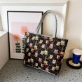 thumbnail image 1 of facefd Embroidery Shoulder Bag Women Handbag Casual Lightweight Travel Bag for Work Style C, 1 of 9