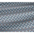 thumbnail image 5 of oneOone Viscose Jersey Fabric Chevron Ikat Print Sewing Fabric BTY 60 Inch Wide, 5 of 5