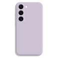 thumbnail image 1 of PANDACO Soft Shell Matte Pastel Purple Case for Samsung Galaxy S23+, 1 of 2