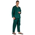 thumbnail image 2 of Inkmeso Men's Cotton PJs Solid Sleepwear Lounge Wear Top & Bottom Pajama Set, 2 of 7