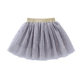 thumbnail image 1 of MIASHUI Girls Layered Stars Sequins Tutu Skirt Princess Ballet Dance Dress,Grey,3-4 Years, 1 of 1