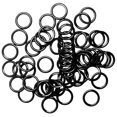 thumbnail image 4 of Abbracc Black Metal Bra Lingerie Strap Sewing Clip Hook O Rings Slider (100 Pack), 4 of 6