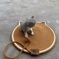 thumbnail image 4 of GROWTH TANK Cat Scratch Mat Furniture Protector with Ball Sleeping Scratching Resistant Wear Dark Brown, 4 of 9