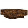 thumbnail image 1 of vidaXL Coffee Table with LED Lights Couch End Side Desk Living Room Furniture, 1 of 6