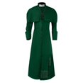 thumbnail image 1 of Huanglei Medieval Priest Costume For Men Gothic Robe Church Father Outfit Role Play Costume, 1 of 3