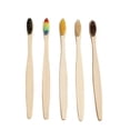 thumbnail image 1 of Amdohai 5Pcs/Set Natural Bamboo Toothbrushes Soft Bristles Bamboo Handle for Home Hotel Travel Use, 1 of 5