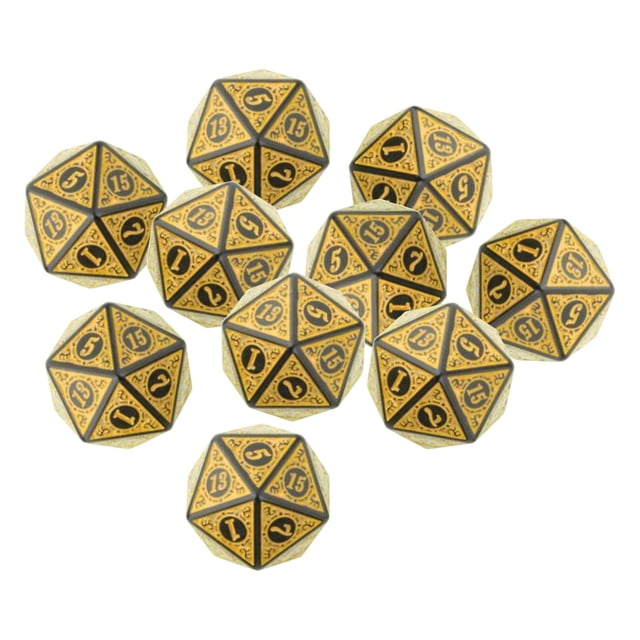 Polyhedral Lightweight English Letters Portable 20 mm for Toy Gift Teaching Yellow