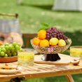 thumbnail image 5 of RKSTN Fruit Plates 9.84 Inches Fruit Plates High Value Lights Pitches Fruit Plates Household Living Room Coffee Table Candy Plates Upscale Snack Plates Placement Plates, 5 of 5