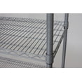 thumbnail image 3 of TRINITY 5-Tier Outdoor Wire Shelving Rack | 48" X 18" X 72" | Nsf | Includes Wheels | Gray, 3 of 5