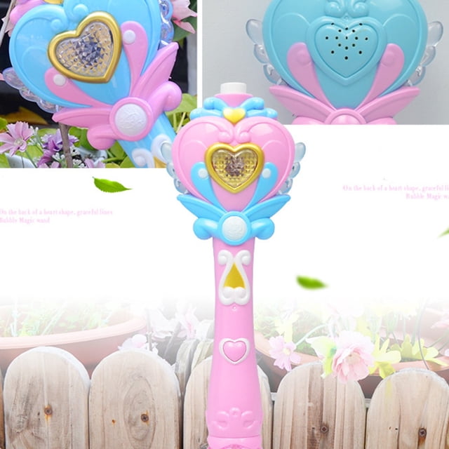 Meitianfacai Musical Light-up Wand, Wand Bubble Blower 100ml