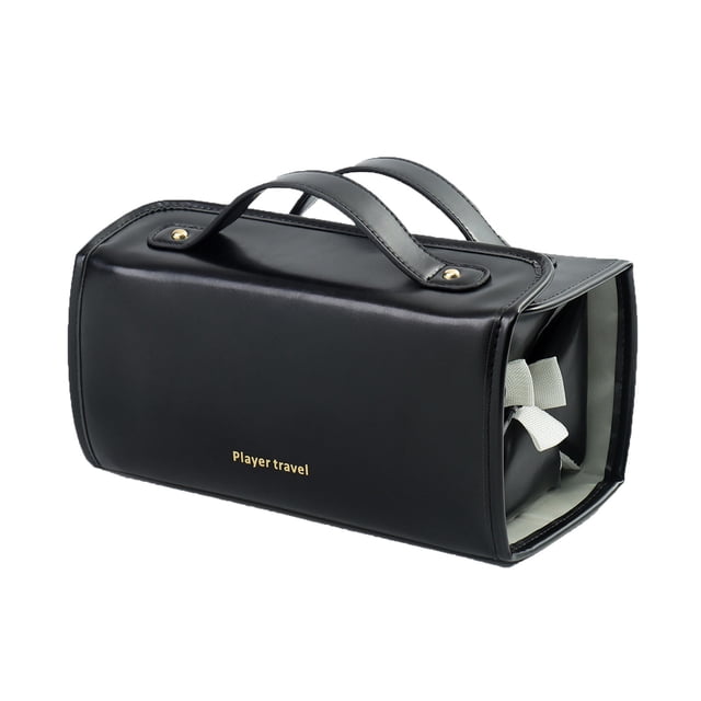 Kbndieu une Pochette Trousse de Maquillage Pliable Détachable Portable Grande Capacité Rangement de Voyage Organisation et Rangement