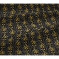 thumbnail image 5 of oneOone Viscose Jersey Fabric Leaves Block Print Fabric BTY 60 Inch Wide, 5 of 5