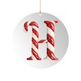 thumbnail image 1 of 26 Letter Ornament Cane Candy Letter Ornament, 1 of 5