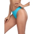 thumbnail image 3 of RELLECIGA Women's Super Cheeky Brazilian Cut Bikini Bottom, 3 of 6