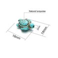 thumbnail image 3 of EIGTHTAIL100pcs Turtle Stone Beads Charms Diy Making Loose Beads Stone Necklace Loose Turtle Beads, 3 of 4
