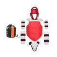 thumbnail image 3 of DYNWAVECA Taekwondo Protective Gear Boxing Headgear for Man Protective Equipment Set Ribs Guard Karate Sparring Gear Set for Kickboxing 150 to 160cm, 3 of 10
