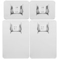 thumbnail image 1 of 4pcs Foundation Palette Stainless Steel Makeup Mixing Plate Ring Nail Art Mixing Plate, 1 of 9