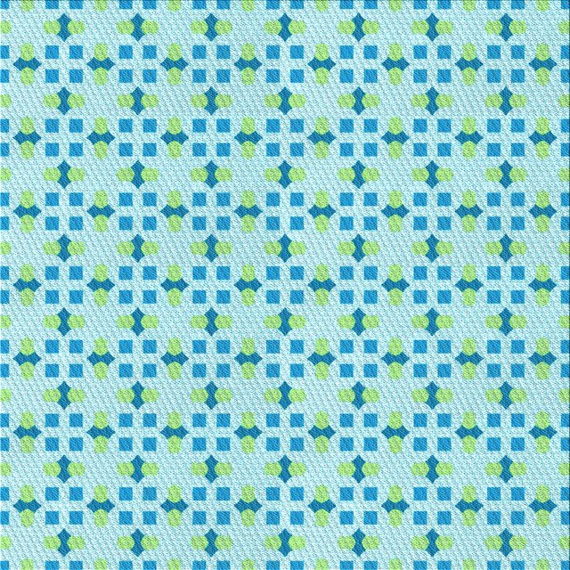 Ahgly Tapis d'Intérieur Lavable en Machine Carré Transitionnel Vert Aigue-Marine, 7 Pieds Carré