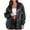 Navy, variant on EGNMCR Long Sleeve Hoodless Faux Leather Outwear & Jackets Women's Solid Flip Collar Fall And Winter Long Sleeve Fashion Leather Jacket Coat Women Polyester Tops