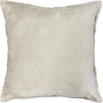 thumbnail image 1 of Mainstays Decorative Cushion, Dura Velvet, 18x18 in, Taupe, 2-Pack, 1 of 5