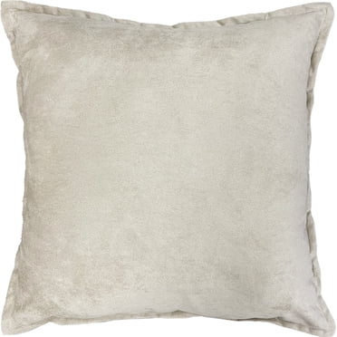 Mainstays Decorative Cushion, Dura Velvet, 18x18 in, Taupe, 2-Pack