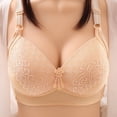 thumbnail image 1 of UPPADA 2025 Plus Size Front Button Bras for Women Sports Bras Full Coverage Soft Sleep Wirefree Bras Push Up Bra Seamless Comfort Supportive Bras Plus Size Everyday Bra, 1 of 3