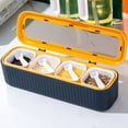 thumbnail image 4 of YHDSYY Big Sale! 4 Grids Seasoning Box Spice Jar Kitchen Organizer And Storage Spice Jars Clean Combination Seasoning Box Pepper Shakers Container Spice Container Set Clearance Sales Today Deals Prime, 4 of 7